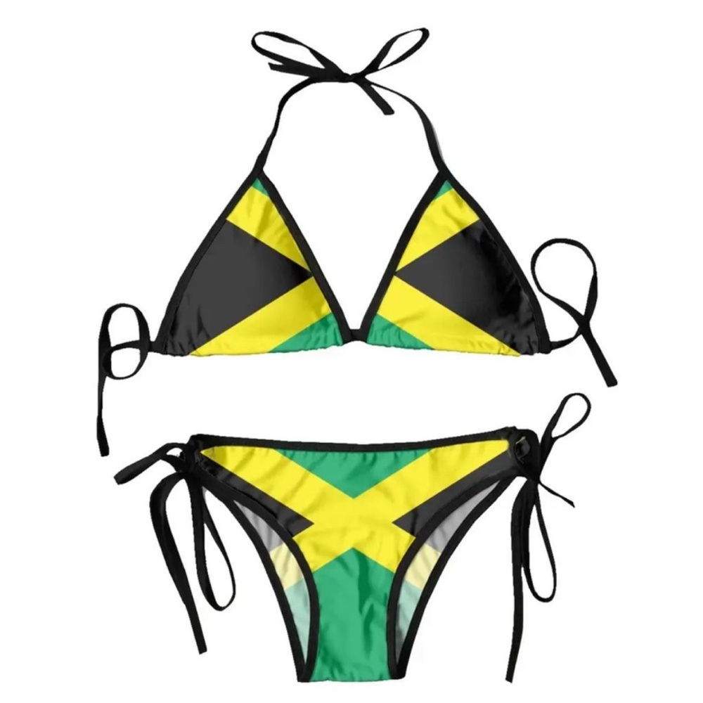 Jamaican flag bikini